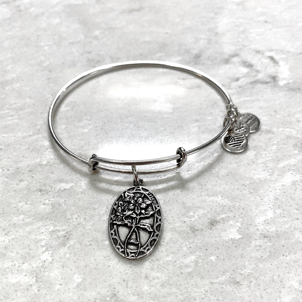 Alex and Ani Floral Friendship Bracelet